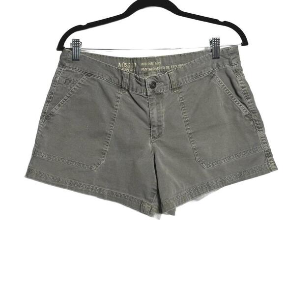 Mossimo Supply Co. Pants - Y2K Grunge 2000s Green Cargo Short Shorts
